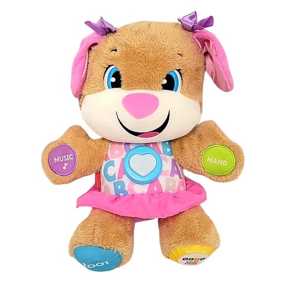 Fisher Price Interactive Musical Talking Puppy 3 Level Smart Stages - All Works - Picture 1 of 11
